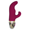 Mystim Hop Hop Bob E-Stim Vibrator Fuchsia with a playful, curvy design and dual stimulation features.
