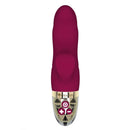 Mystim Hop Hop Bob E-Stim Vibrator Fuchsia, a curvy dual stimulation vibrator with vibration and electrostimulation features.
