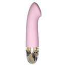 Mystim Right On Ron G-Spot Vibrator Rose with a soft finish and G-spot stimulating design.