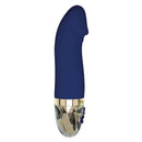 Mystim Real Deal Neal Vibrator Blue, a smooth silicone vibrator with 8 vibration programs and 5 intensity levels.