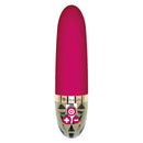 Mystim Sleak Freak Vibrator Pink with minimalist design and control buttons for customized pleasure.