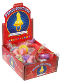 Amazing Penis Solitaire Candy Rings 30 Piece Display featuring colorful candy rings for adult parties and celebrations.
