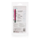 CalExotics Lulu Satin Touch 5 Inch Vibrator Pink packaging showcasing its features and specifications.