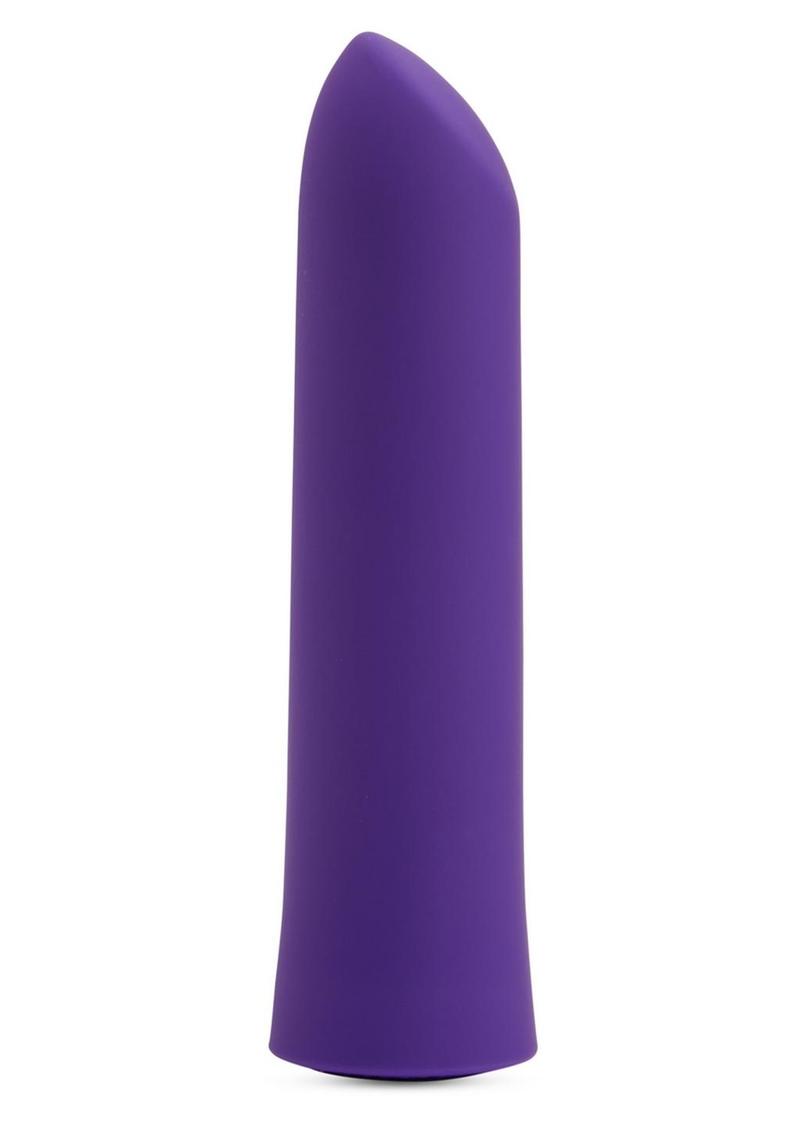 Purple Sensuelle Nubi Sunni Warming Bullet Vibrator with Angled Tip for Clitoral Stimulation