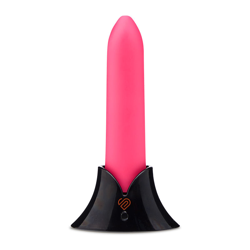 NU Sensuelle Point 20-Function Rechargeable Silicone Bullet Vibrator Pink