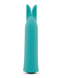 NU Sensuelle Rabbit Vibe Bunnii Blue vibrator with bunny ears design for external stimulation.