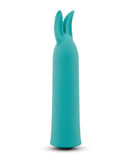 NU Sensuelle Rabbit Vibe Bunnii Blue vibrator with rabbit ears designed for precision pleasure.