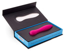 NU Sensuelle Bobbii Magenta Bullet Vibrator presented in a sleek box, showcasing its powerful and flexible design.