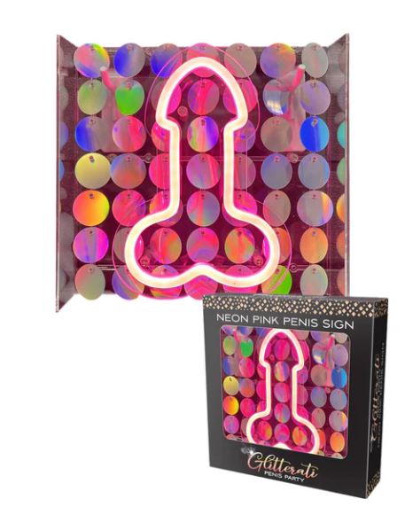 NEON PENIS LIGHT UP SIGN-0