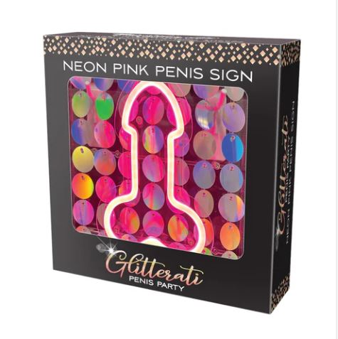 NEON PENIS LIGHT UP SIGN-1