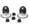 Rotating Nipple Suckers with 4 silicone attachments for hands-free stimulation pleasure.