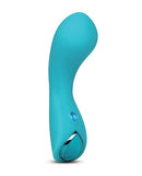 Nu Sensuelle Gemma Turbo Rechargeable Bullet Vibrator Blue showcasing its sleek and ergonomic design.