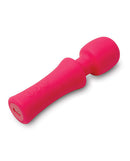 Nu Sensuelle Adore XRL8 Vibrating Wand with Heat Pink, compact and ergonomic design for customizable stimulation.