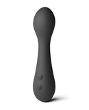 Love Notes Oh Darling G-Spot Vibrator Black, flexible silicone vibrating wand in sleek black design.