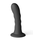 Love Notes Shadow Silicone Suction Cup Dildo Black features a sleek and flexible design for enhanced pleasure.