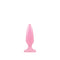 Firefly Pleasure Plug Small Pink, tapered design for comfort, glowing butt plug, perfect for beginners.