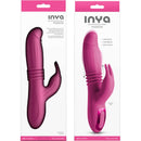 Inya Passion Pink thrusting, expanding, vibrating rabbit vibrator packaging