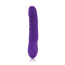 Inya Twister Purple Realistic Vibrating Dildo featuring a flexible twisting shaft and two vibration control buttons.