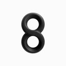 Renegade Infinity Silicone Ring Black design with a sleek and minimalist look, crafted from ultra-stretchy silicone.