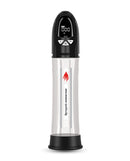 Renegade Warrior Waterproof Penis Pump Black, motorized pump with a sleek design for water-assisted sessions.