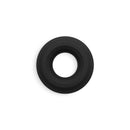 Renegade Fireman Ring Small Black, flexible liquid silicone ring for enhanced intimate sensation.