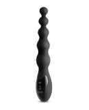 Renegade Virtua Digital Beaded Anal Vibrator Black with graduated beads and digital control screen.