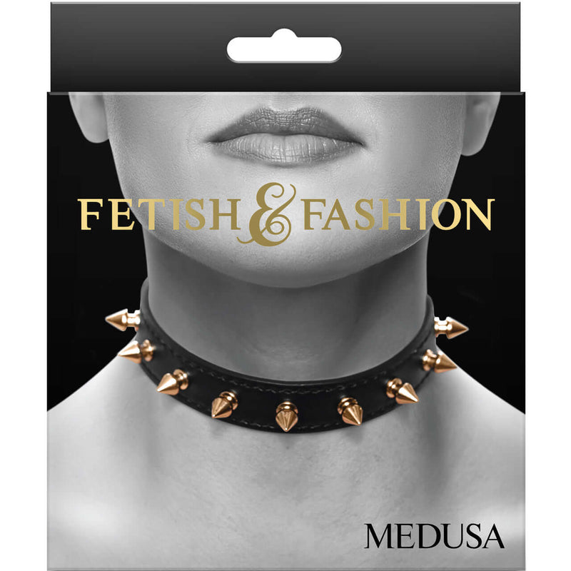 FETISH & FASHION MEDUSA COLLAR BLACK-1