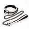 GLO BONDAGE COLLAR & LEASH GREEN-0