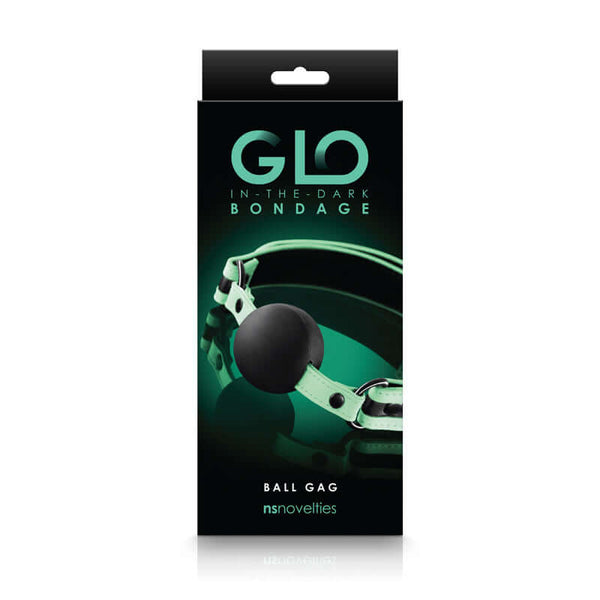 GLO BONDAGE BALL GAG GREEN-1