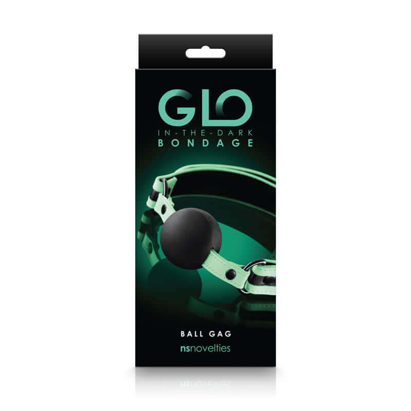 GLO BONDAGE BALL GAG GREEN-1