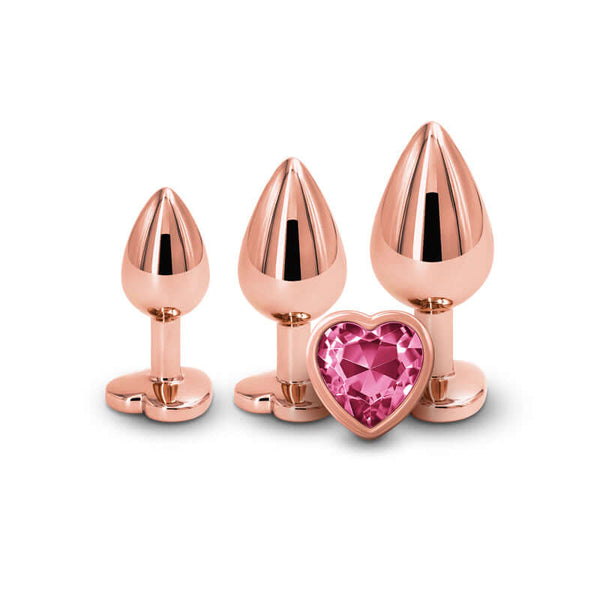 REAR ASSETS ROSE GOLD PINK HEART TRAINER KIT-0