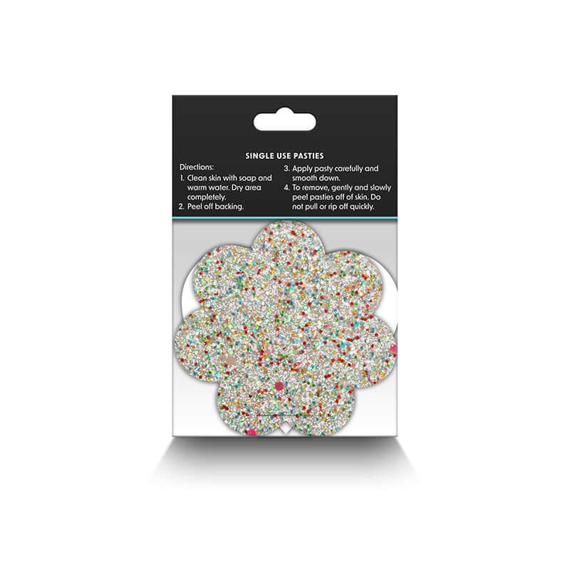 PRETTY PASTIES HEART & FLOWER GLOW 2 PAIR-2