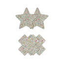 PRETTY PASTIES STAR & CROSS GLOW 2 PAIR-0