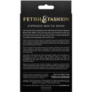FETISH & FANTASY ZIPPERED MOUTH HOOD BLACK-2