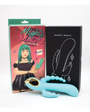 Natalie's Toy Box Mighty Magic Clit G-Spot Anal Vibrator with packaging and product display.