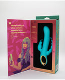 Natalie's Toy Box Mighty Magic Clit G-Spot Anal Vibrator packaging with a quote on equality and product details.