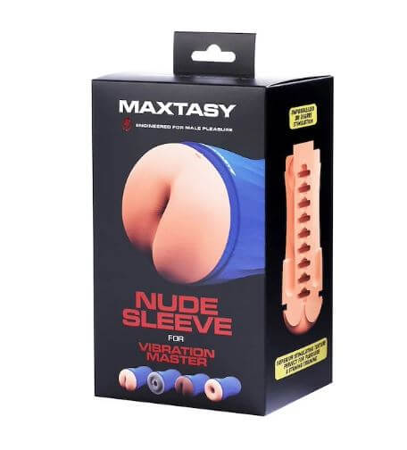MAXTASY VIBRATION SLEEVE REALISTIC NUDE REPLACEMENT-2