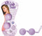 Nasstoys Femme Ben Wa Balls Lavender in package and out for subtle sensations and pelvic strengthening