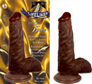 Lifelikes Black Duke Dong 7 Inches with realistic texture and suction cup for hands-free pleasure.