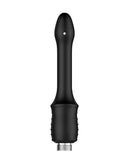 Nexus Beginner Shower Douche Kit Black silicone nozzle for anal hygiene and intimate play preparation.