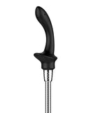 Nexus Beginner Shower Douche Kit Black silicone nozzle for comfortable anal hygiene preparation.