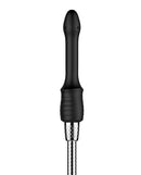 Nexus Beginner Shower Douche Kit Black silicone nozzle for comfortable anal hygiene preparation.