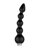 Nexus Advance Shower Douche Kit Black silicone nozzle with multiple comfort ridges for effective cleansing.