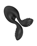 Nexus Bendz Silicone Butt Plug Small Black featuring flexible arms for comfortable and secure wear.