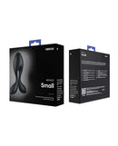 Nexus Bendz Silicone Butt Plug Small Black packaging showcasing its bendable design and body-friendly features.