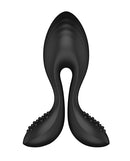 Nexus Bendz Anal Plug Vibrator Large Black with flexible arms and textured tips for enhanced stimulation.