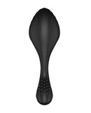 Nexus Bendz Anal Plug Vibrator Large Black, a silicone anal plug with flexible arms for comfort and stimulation.