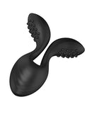 Nexus Bendz Anal Plug Vibrator Large Black with flexible arms and textured surface for enhanced pleasure.