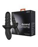 Nexus Ascend Extreme Rotating Prostate Massager Black with packaging for powerful thrusting and rotating sensations.