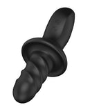 Nexus Ascend Extreme Rotating Prostate Massager Black showing thrusting and rotating design for enhanced sensations.